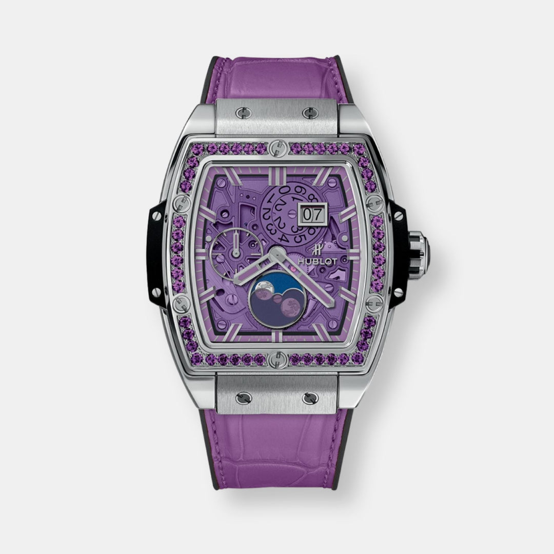 Montre spirit of big bang moonphase titanium purple