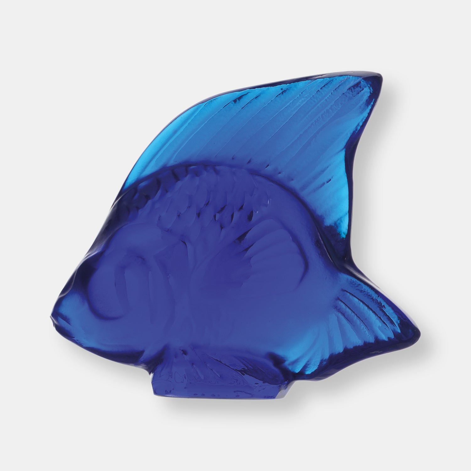 Sculpture poisson bleu cap ferrat