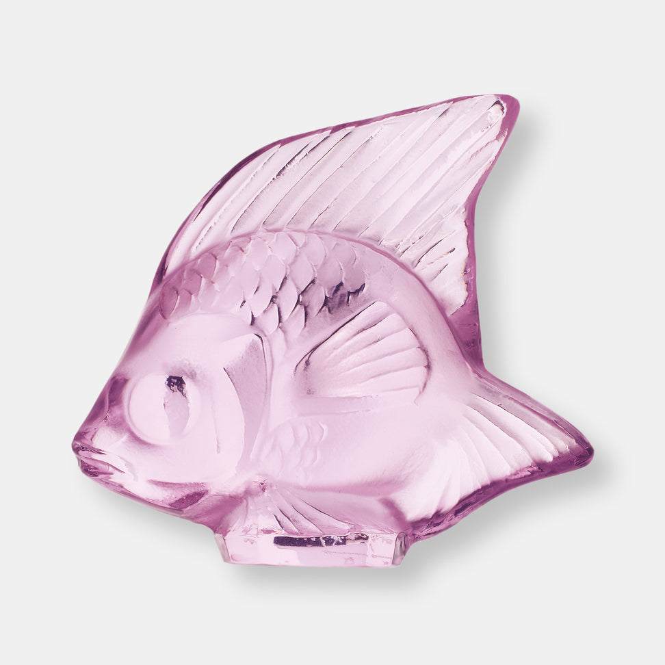 Sculpture poisson rose