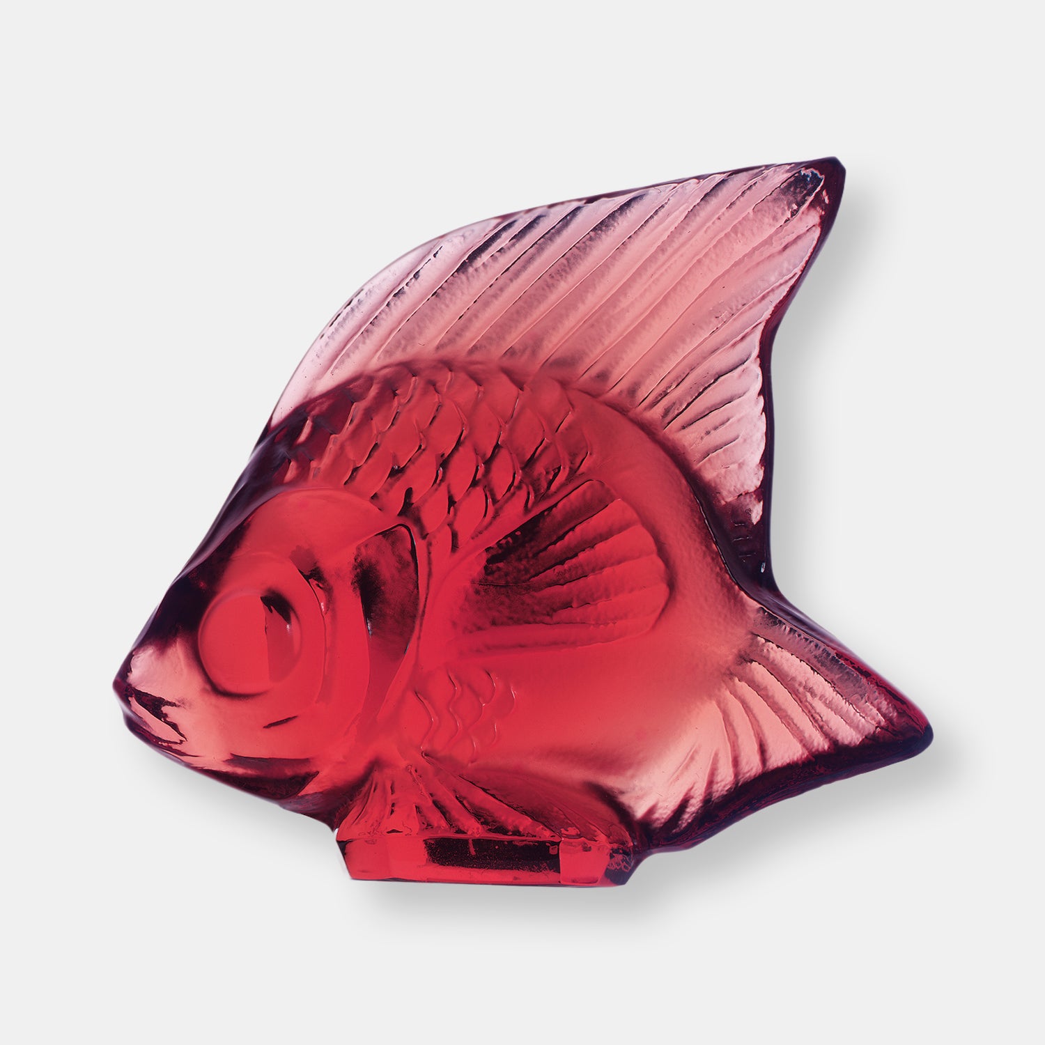 Sculpture poisson rouge or