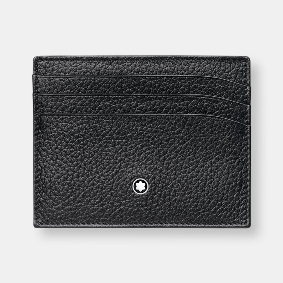 Porte cartes 6cc cuir noir maroquinerie