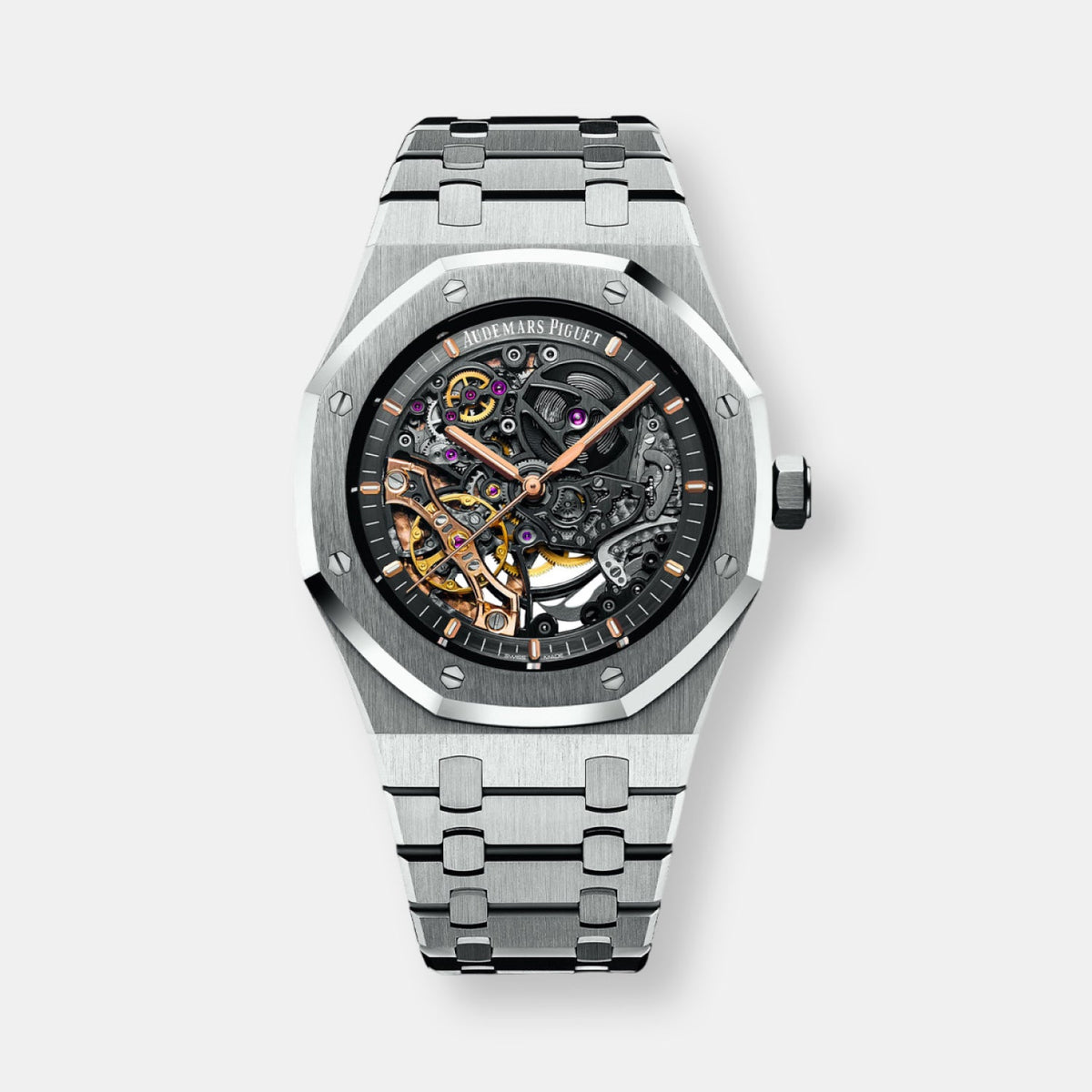 Montre royal oak double balancier squelette