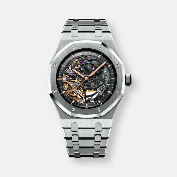 Montre royal oak double balancier squelette