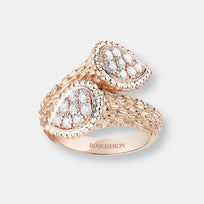 bague toi et moi serpent bohème motif s