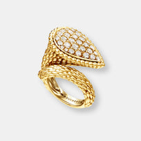 Bague serpent bohème motif l