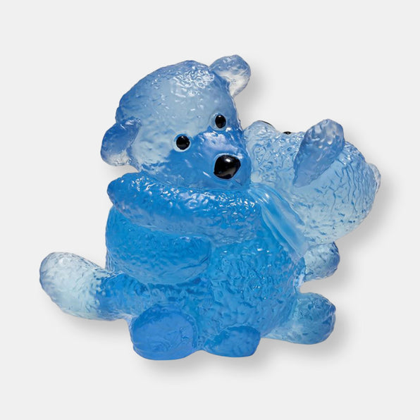 Doudours twins bleu de serge mansau