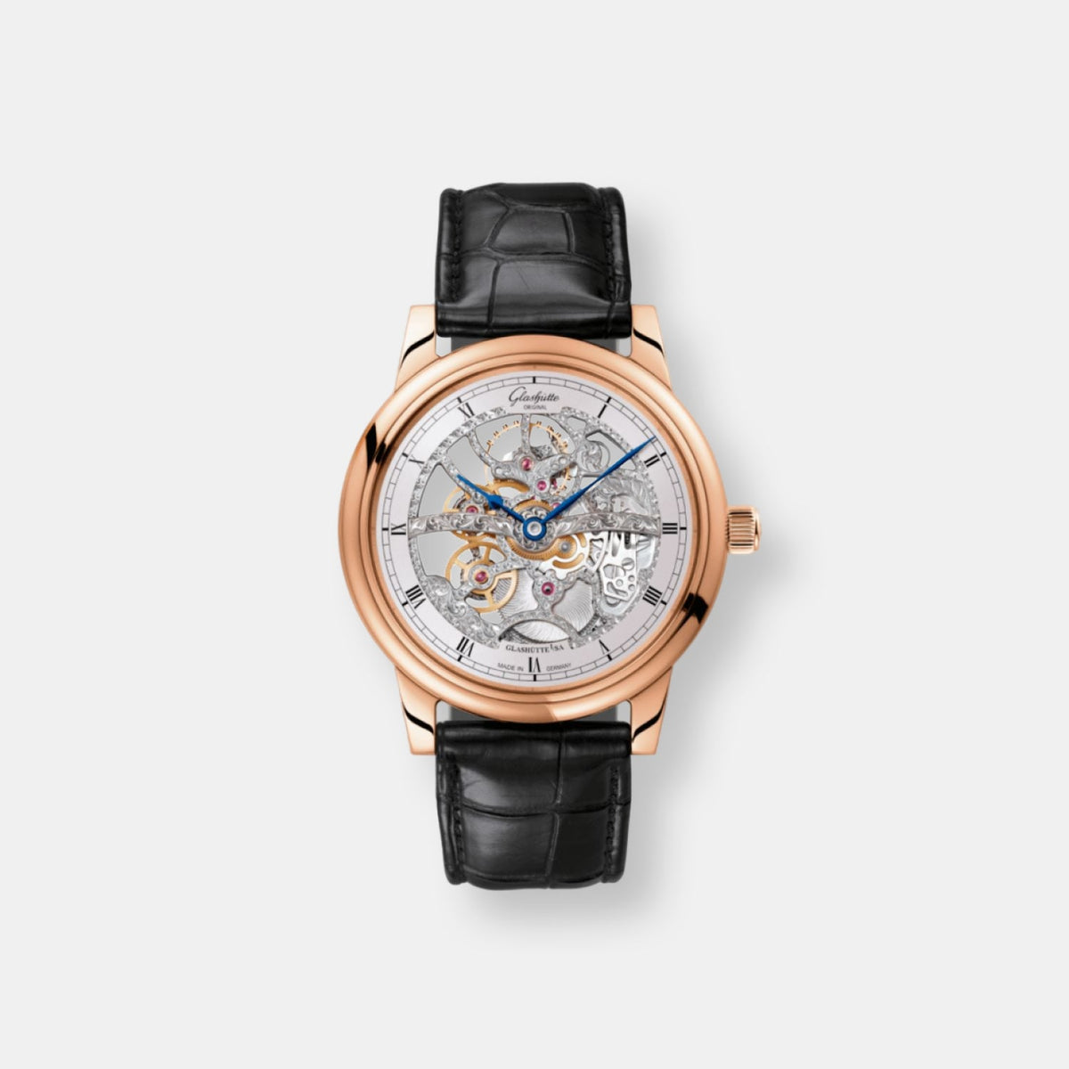 Montre senator remontage manuel édition squelette