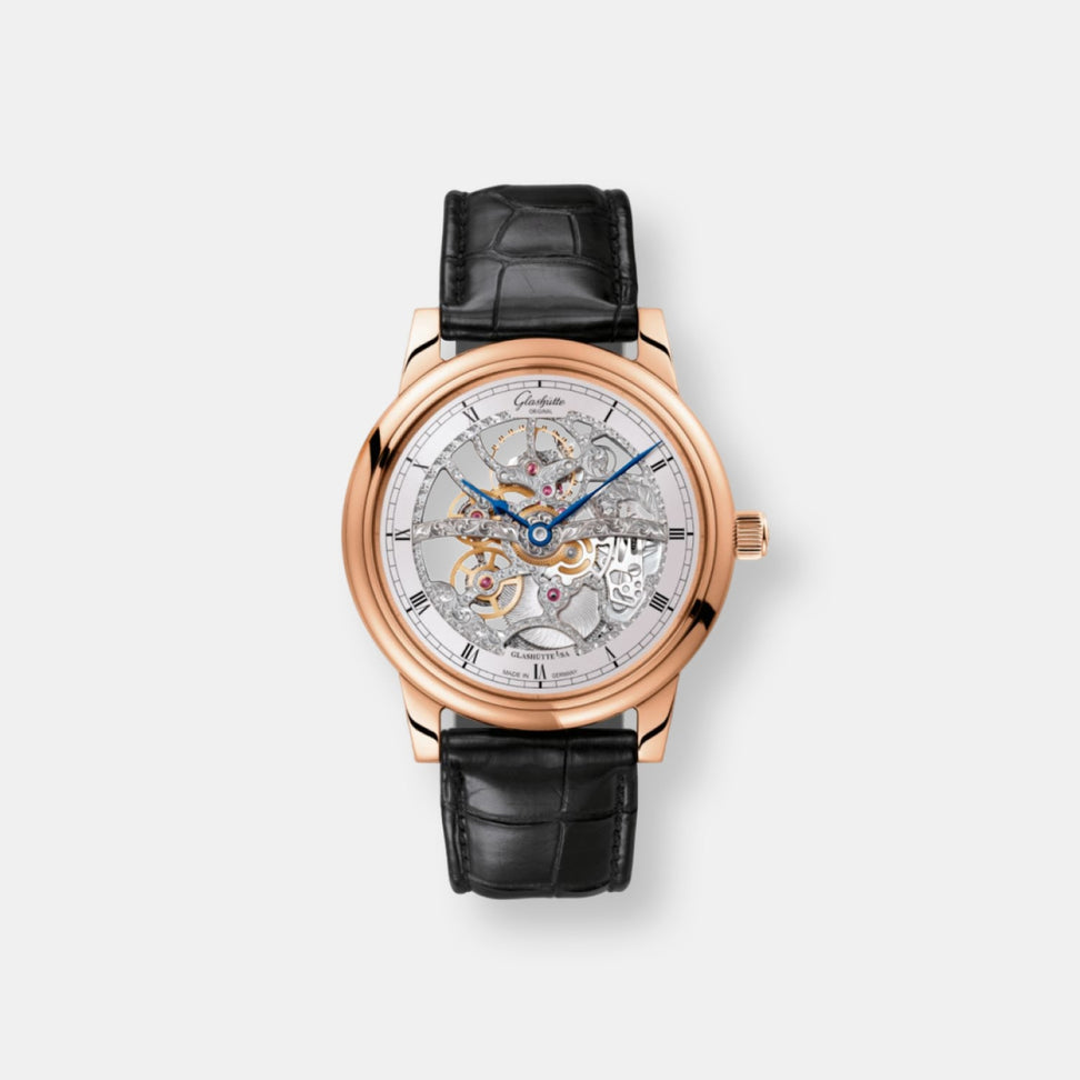 Montre senator remontage manuel édition squelette
