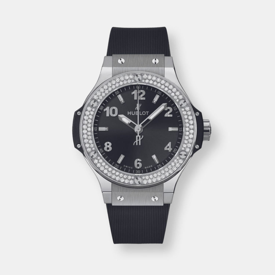 Montre big bang steel diamonds