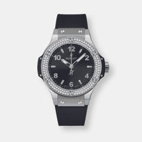 Montre big bang steel diamonds