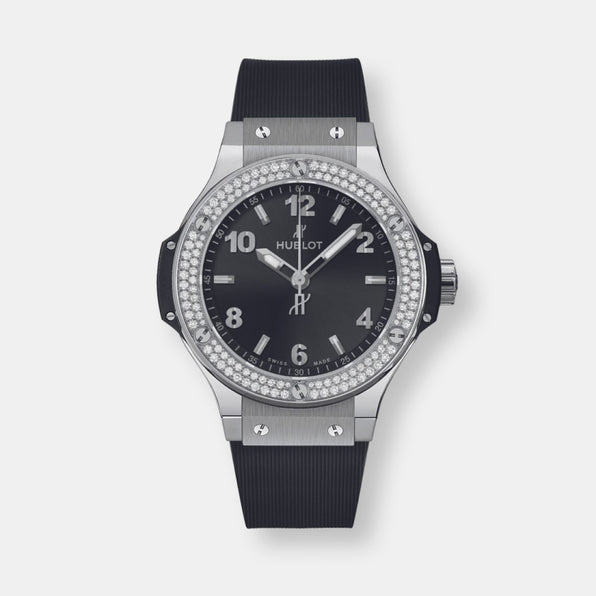 Montre big bang steel diamonds