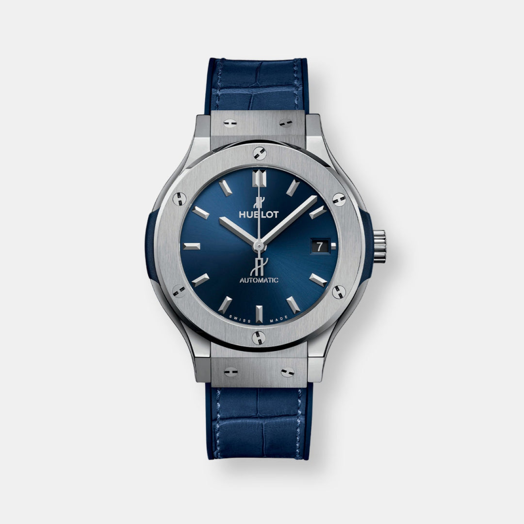 Montre classic fusion titanium blue