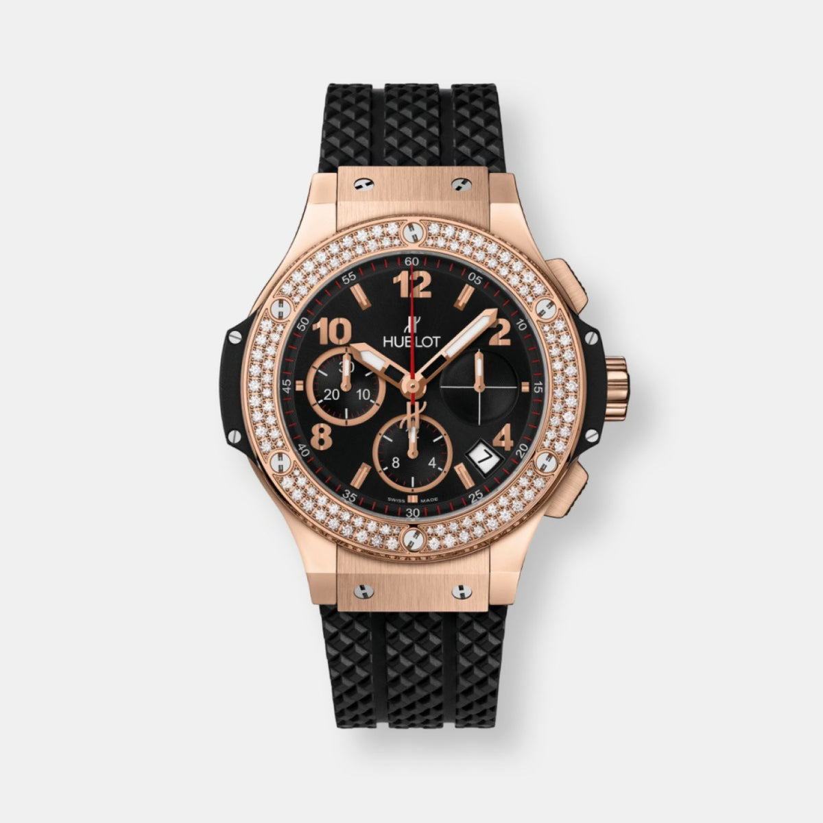 Montre big bang gold diamonds