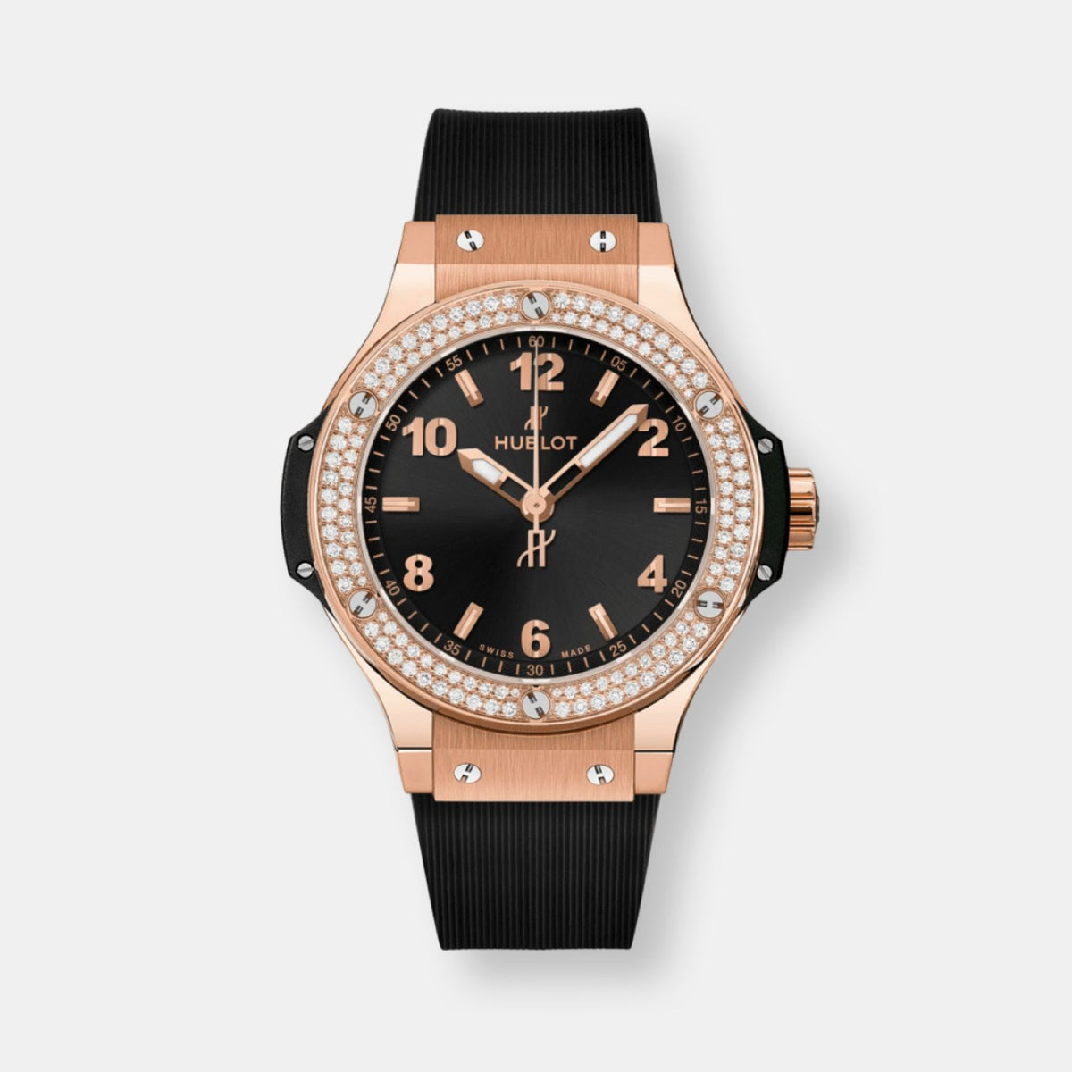 Montre big bang gold diamonds