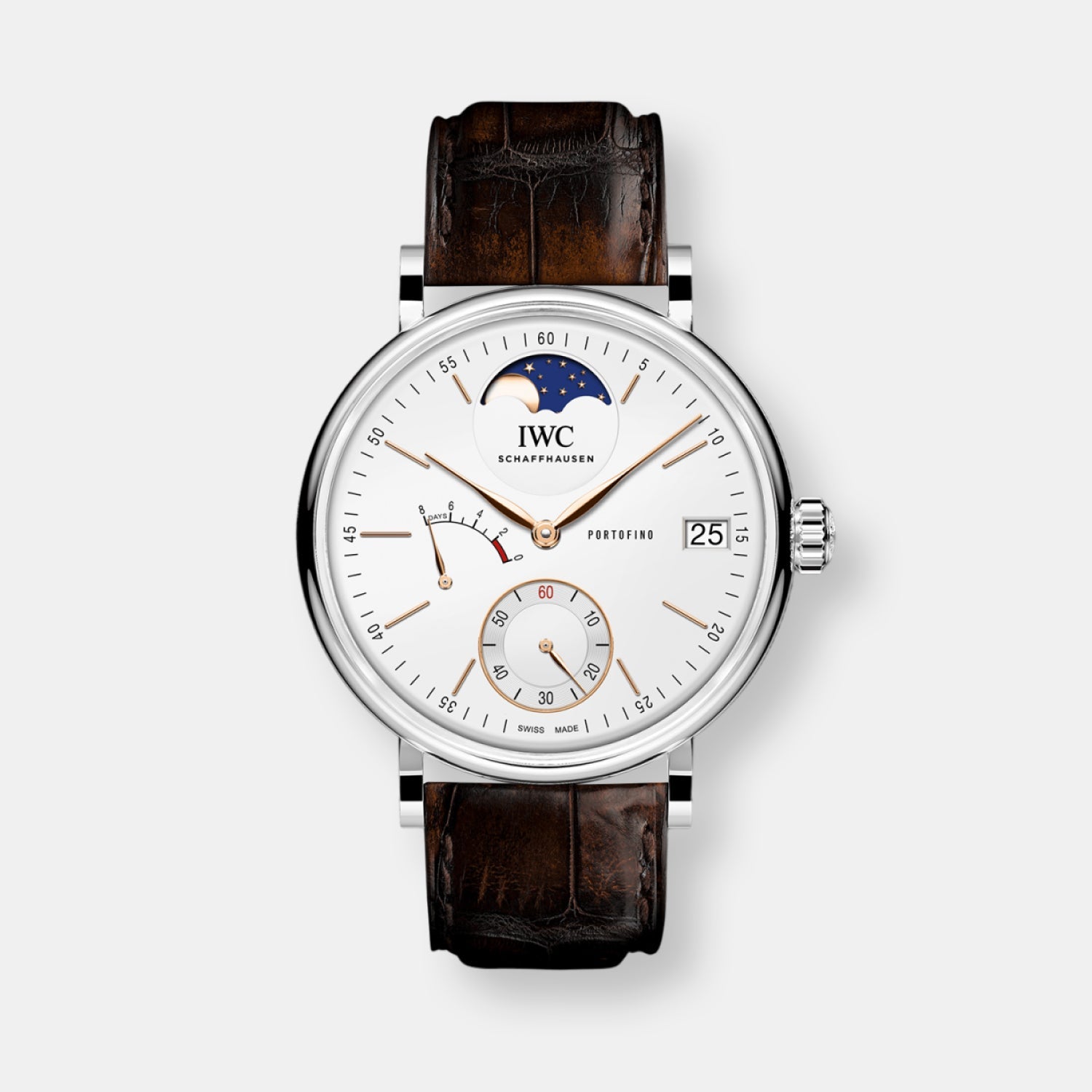 Montre portofino remontage manuel phase de lune
