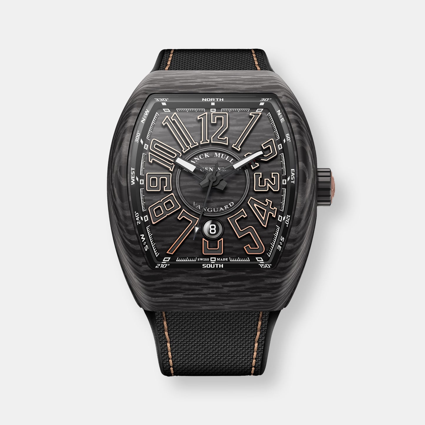 Montre vanguard carbon all black