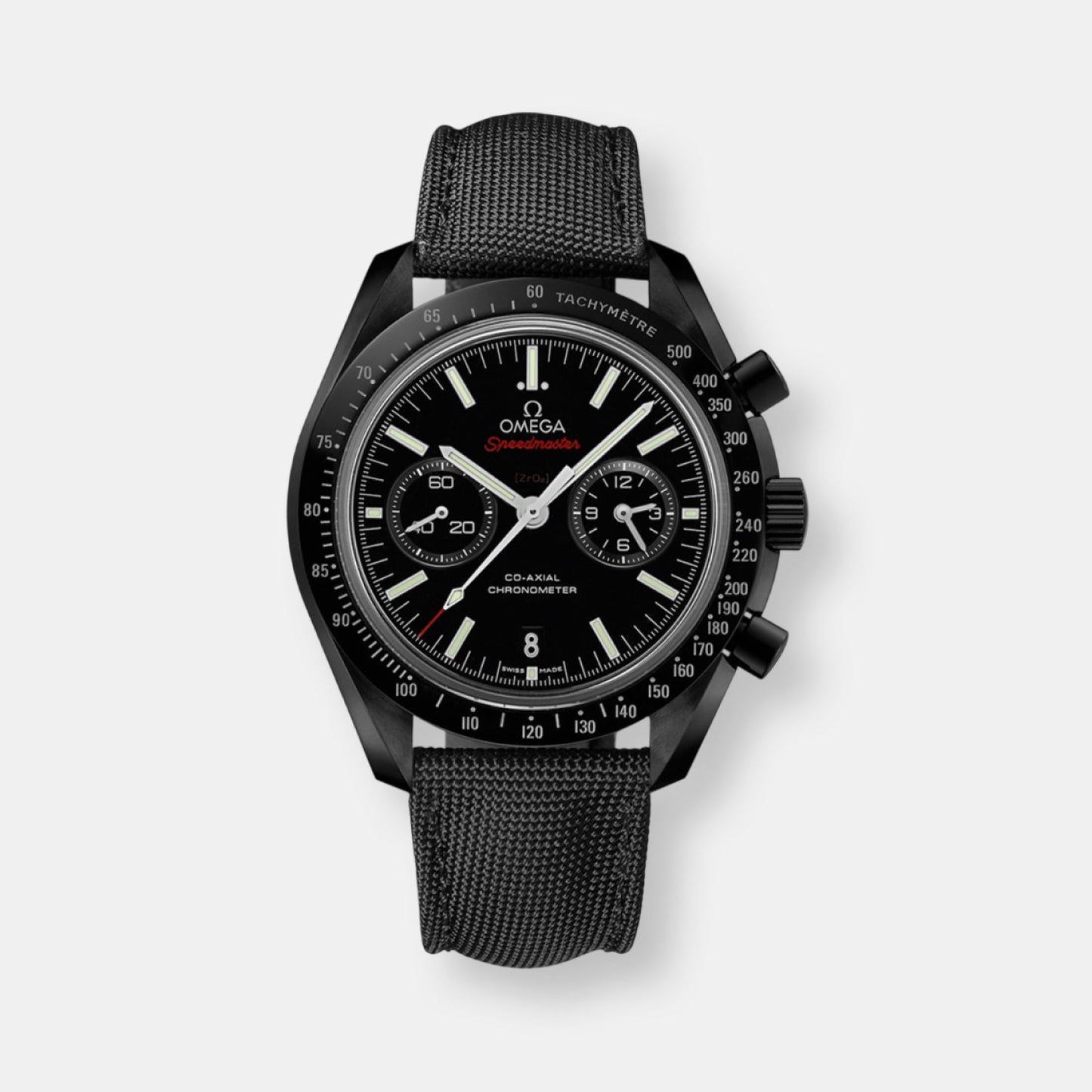 Montre speedmaster dark side of the moon chronographe co axial chronometer 44,25 mm