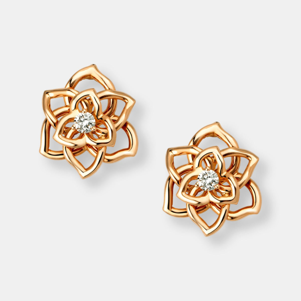 Boucles d’oreilles piaget rose