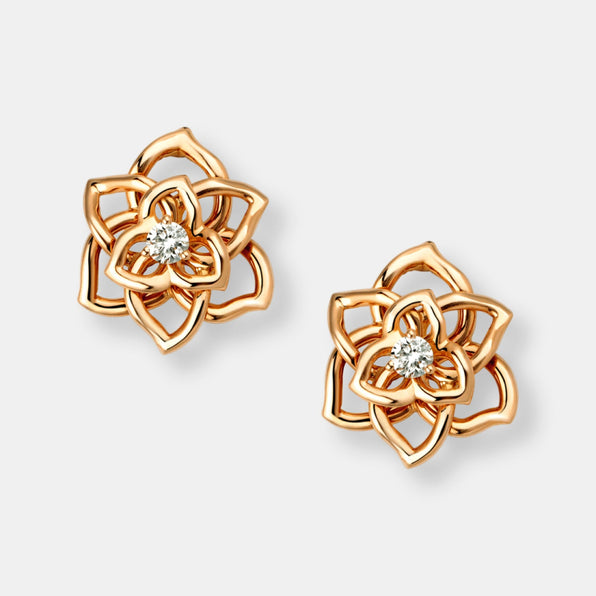 Boucles d’oreilles piaget rose