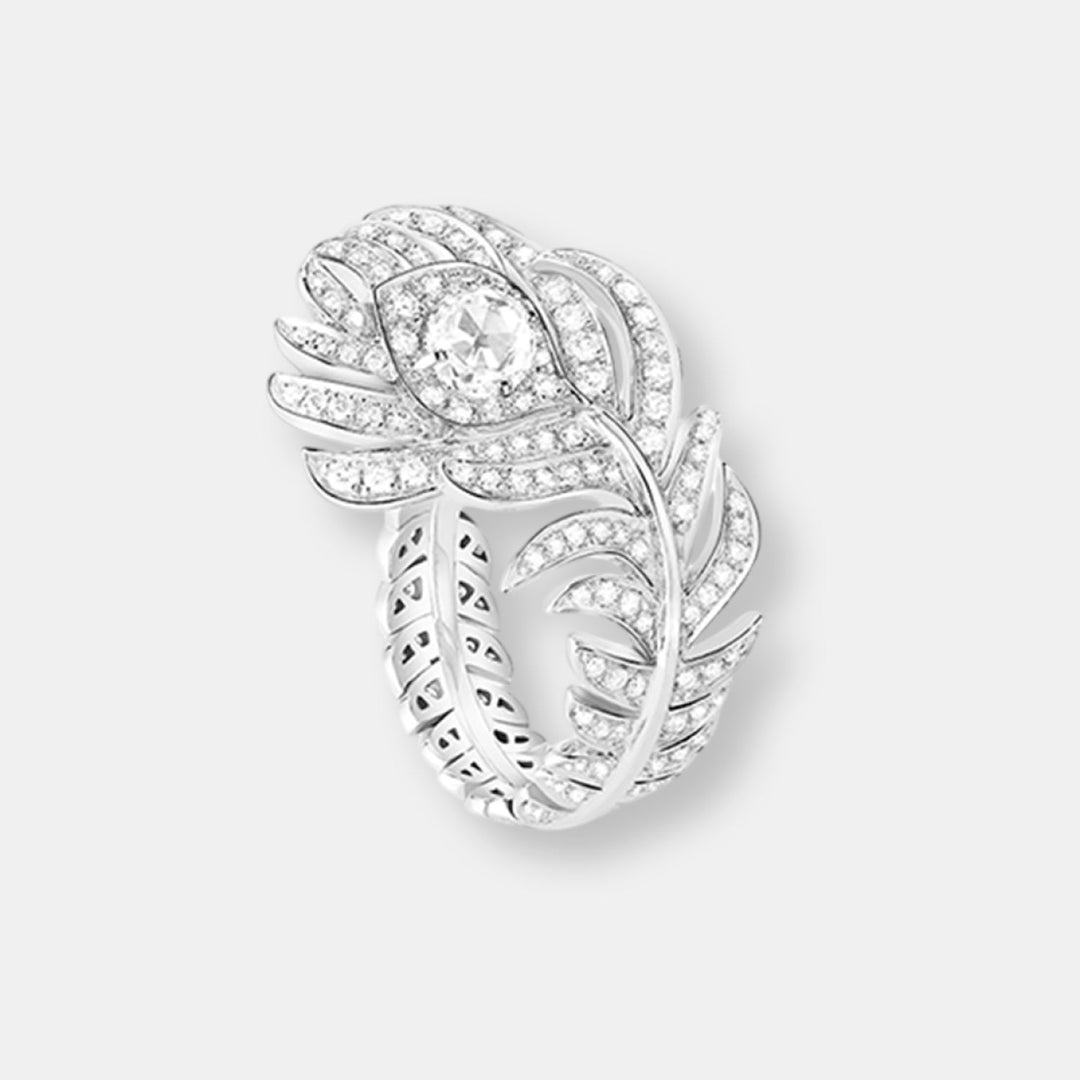 Bague plume de paon, petit modèle