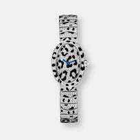 Montre mini baignoire taches de panthère