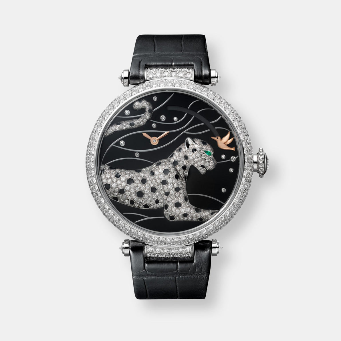 Montre joaillière panthère