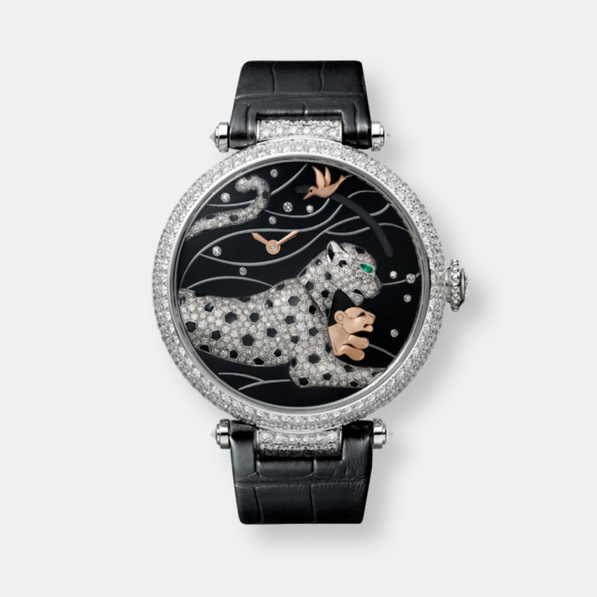 Montre joaillière panthère