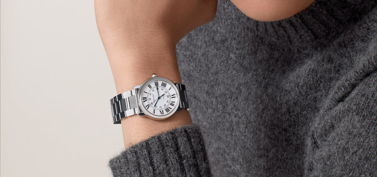 Montre ronde solo de cartier