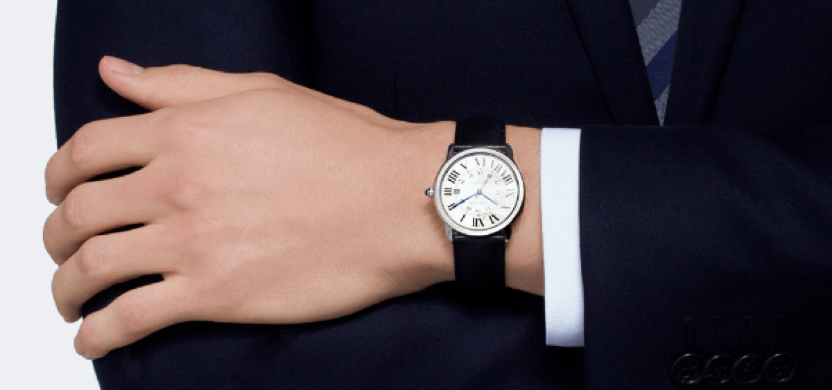 Montre ronde solo de cartier