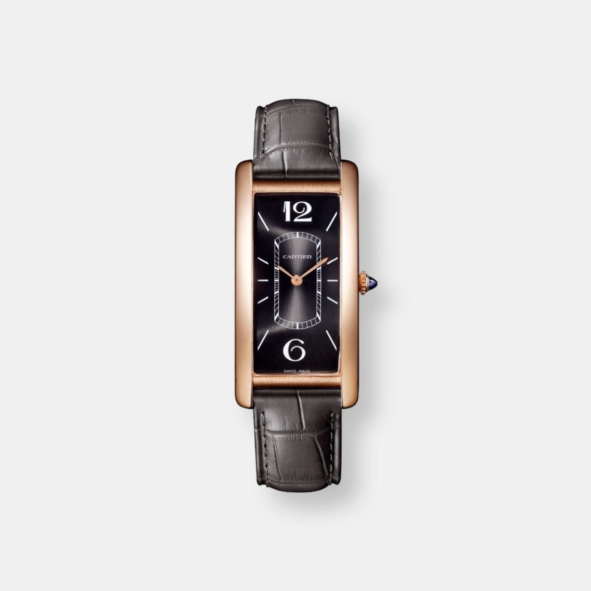 Montre tank cintrée