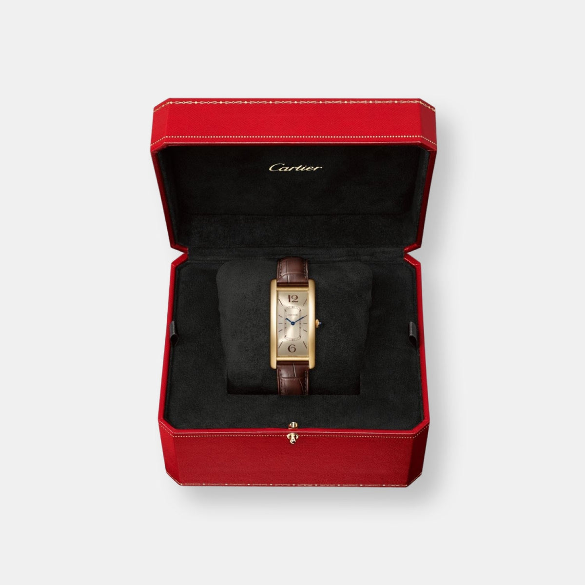 Montre tank cintrée