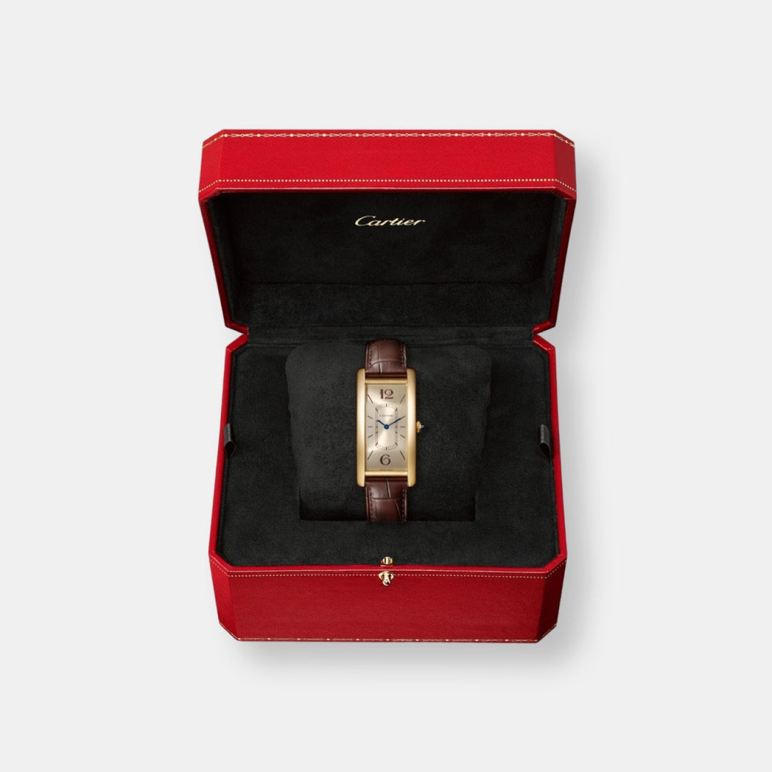 Montre tank cintrée