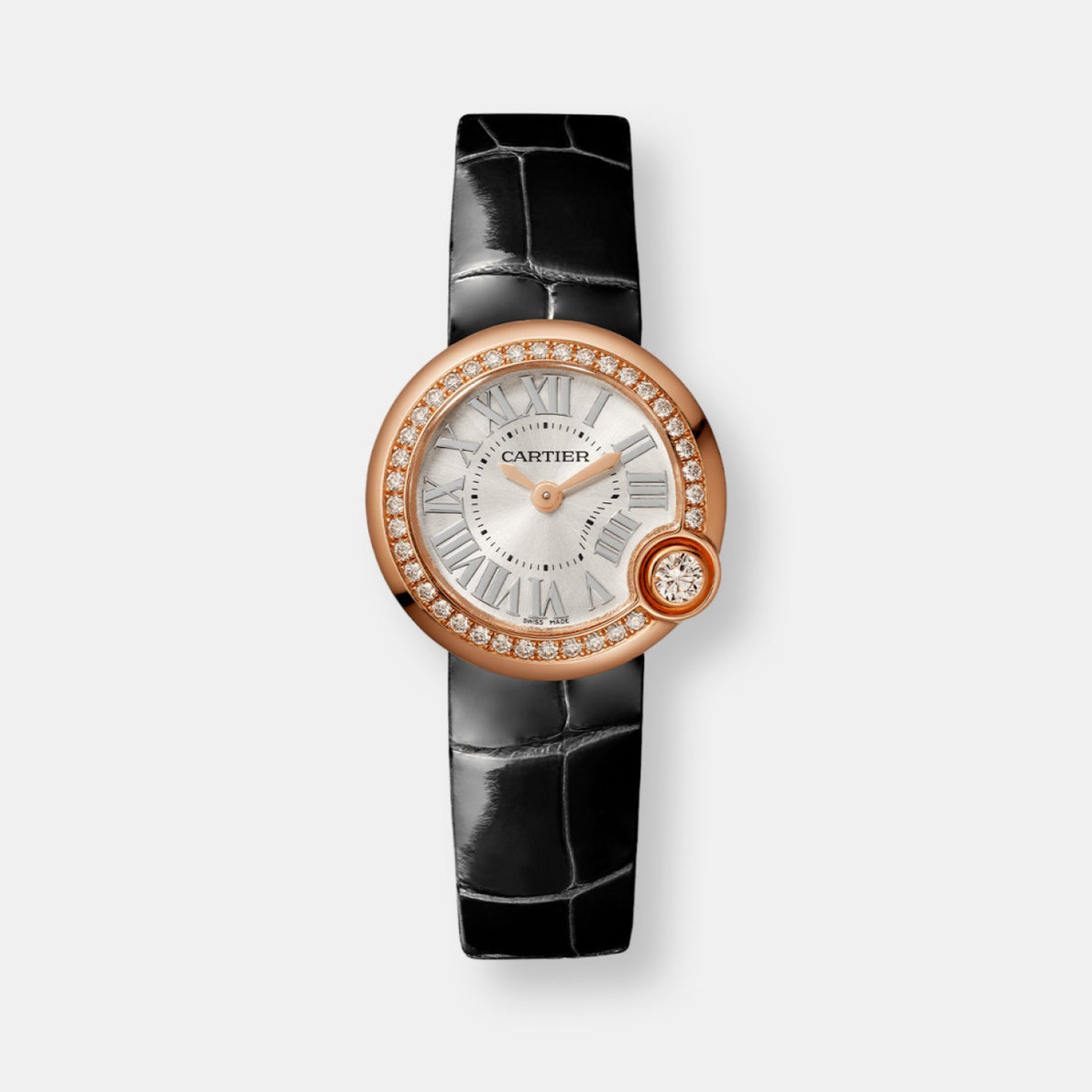 Montre ballon blanc de cartier
