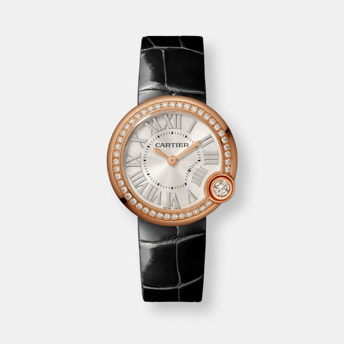 Montre ballon blanc de cartier