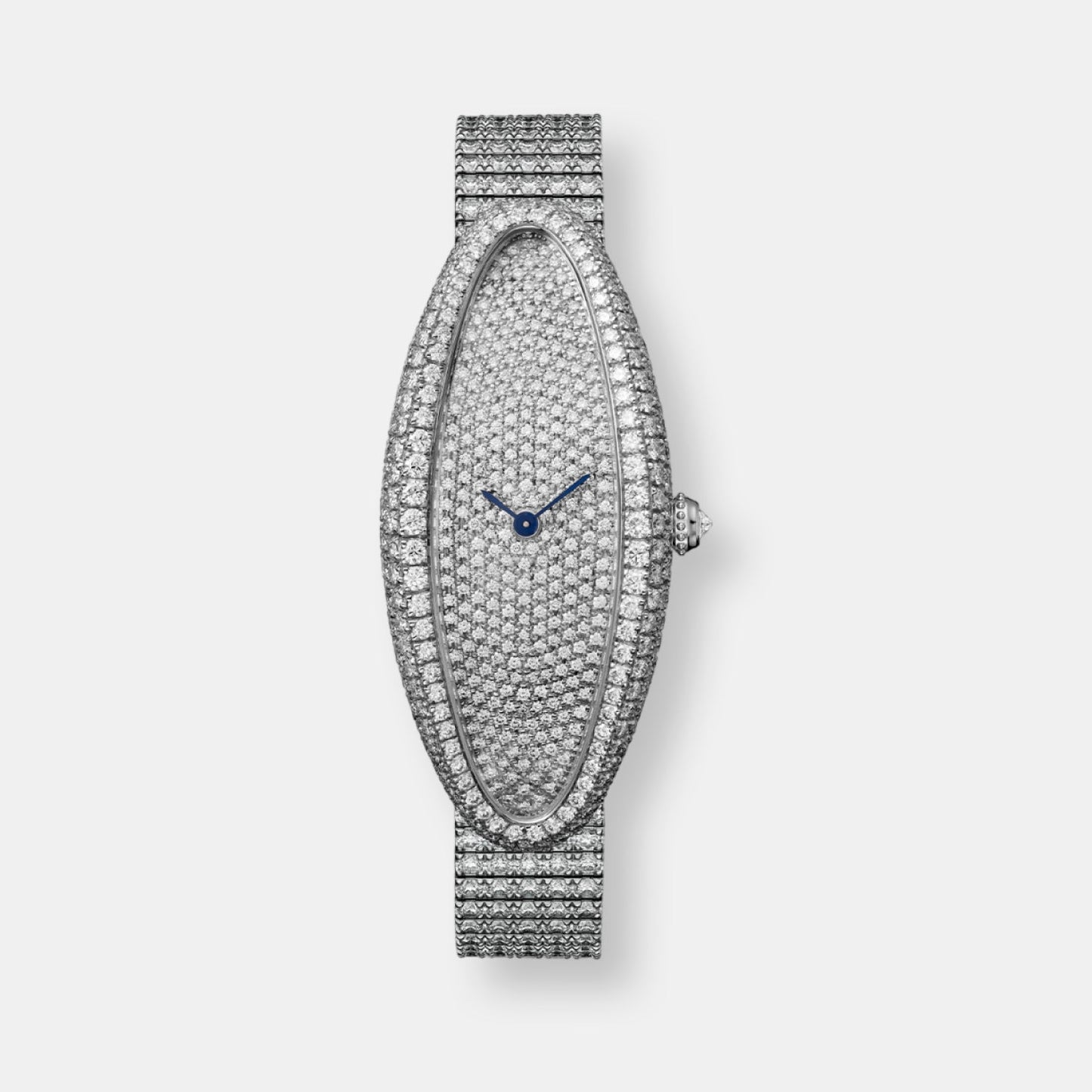 Montre baignoire allongée
