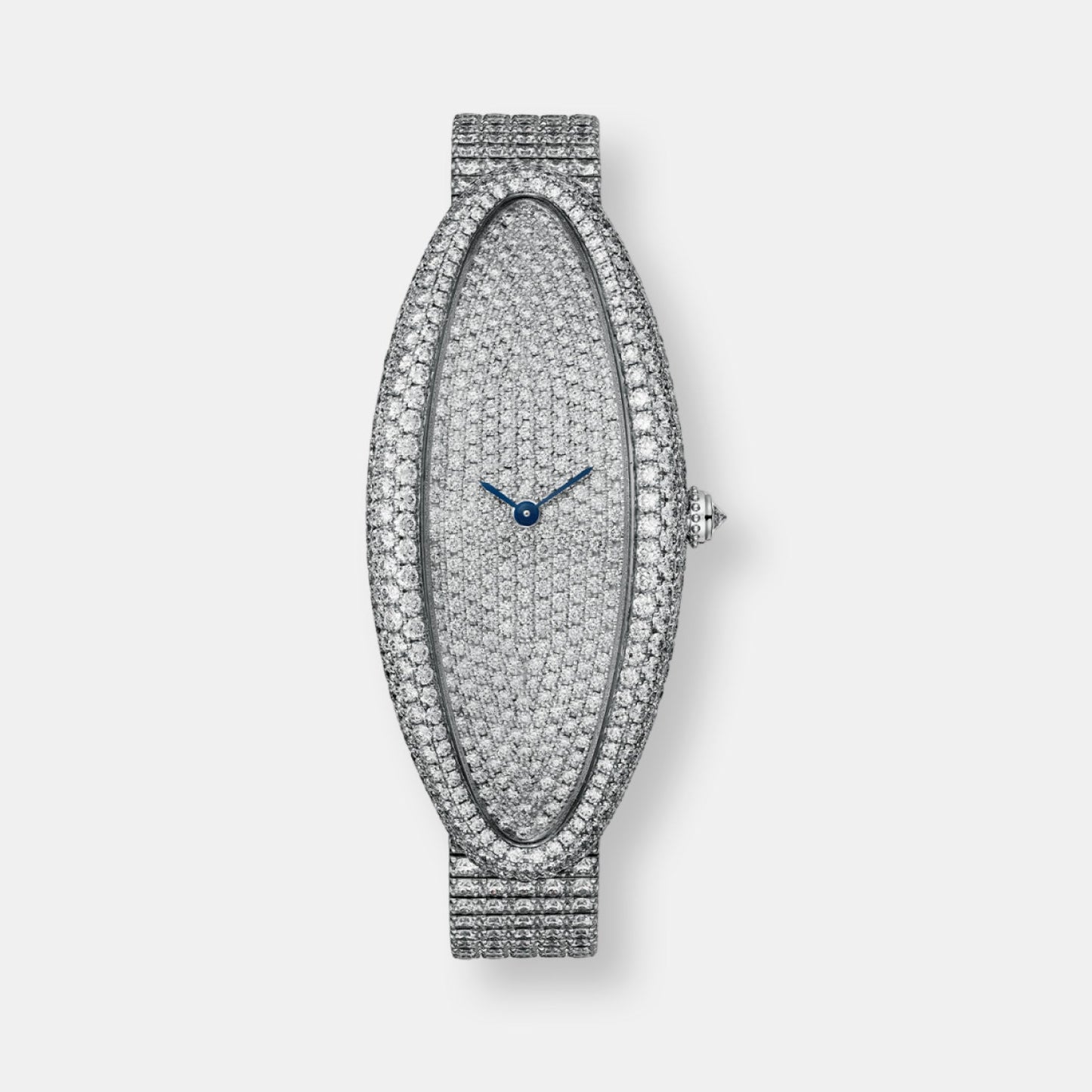 Montre baignoire allongée