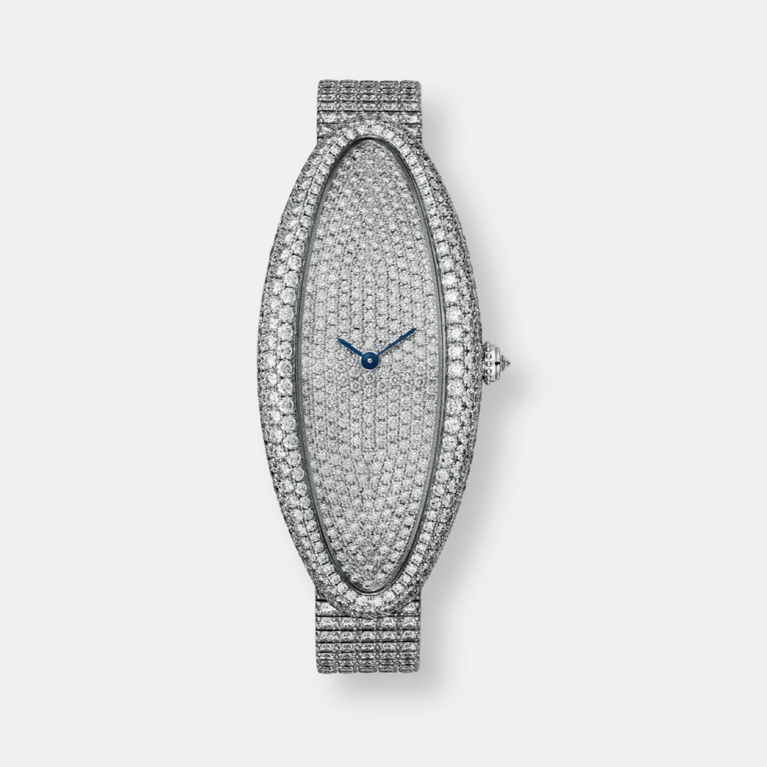 Montre baignoire allongée