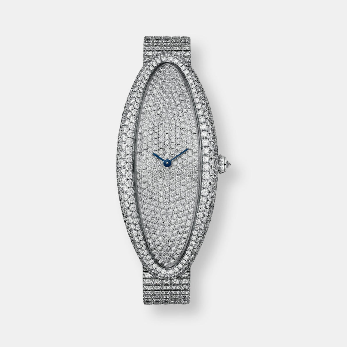 Montre baignoire allongée