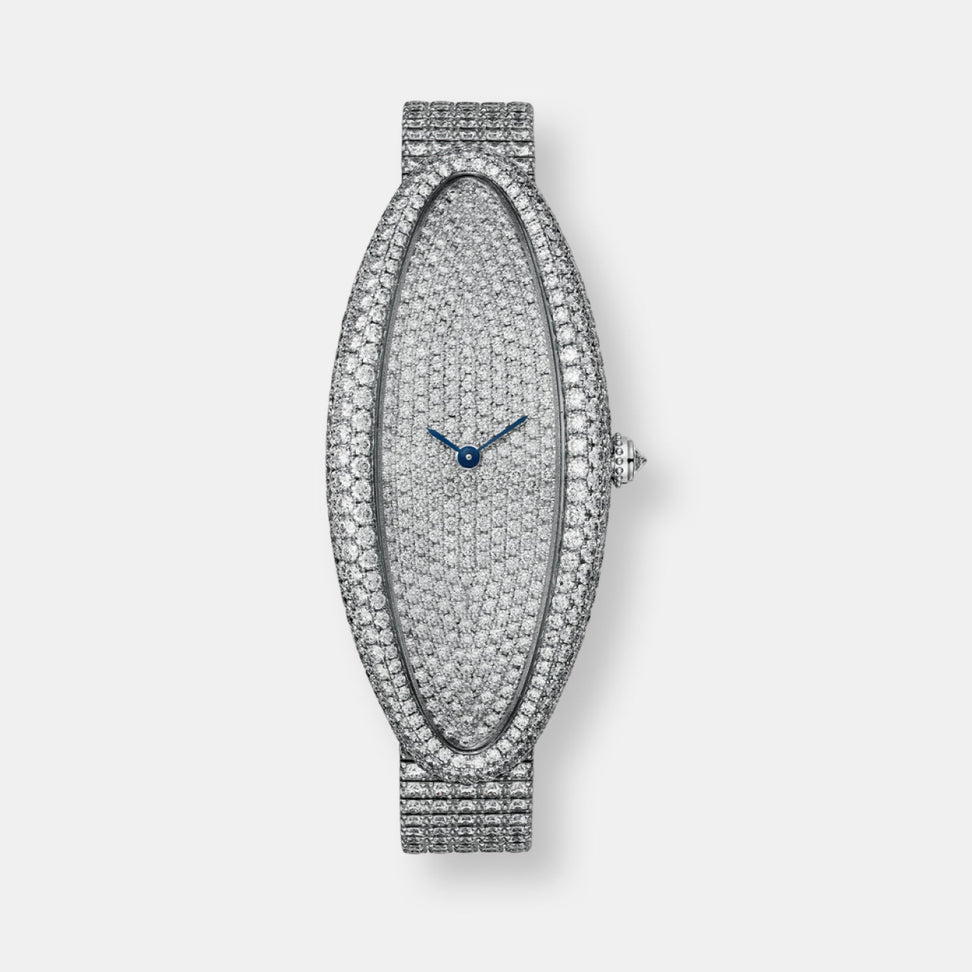 Montre baignoire allongée