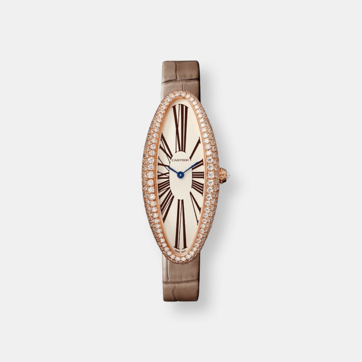 Montre baignoire allongée