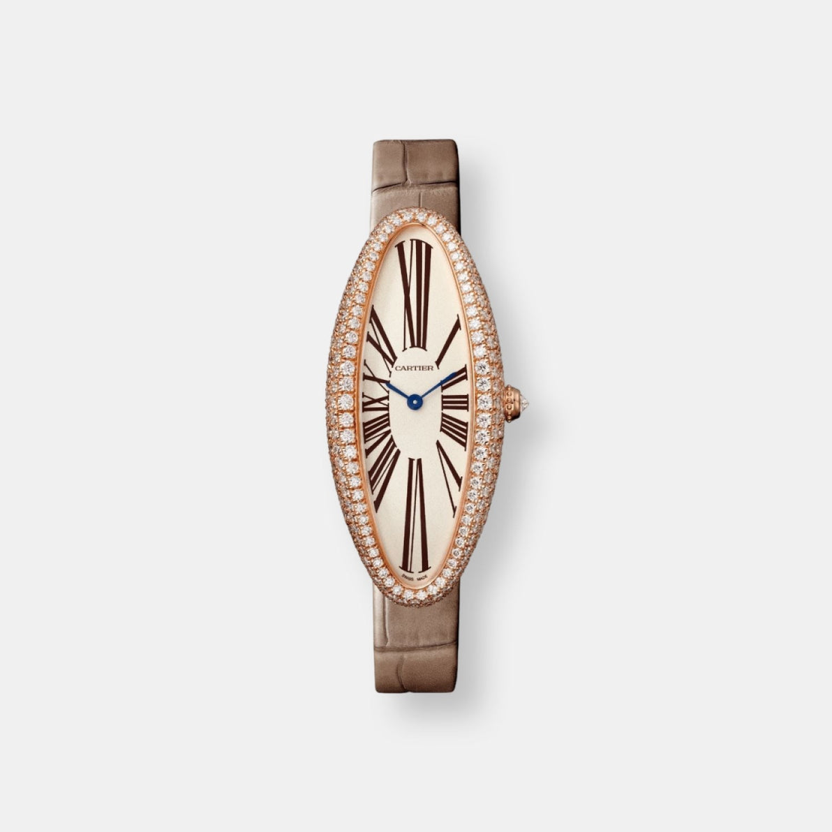 Montre baignoire allongée