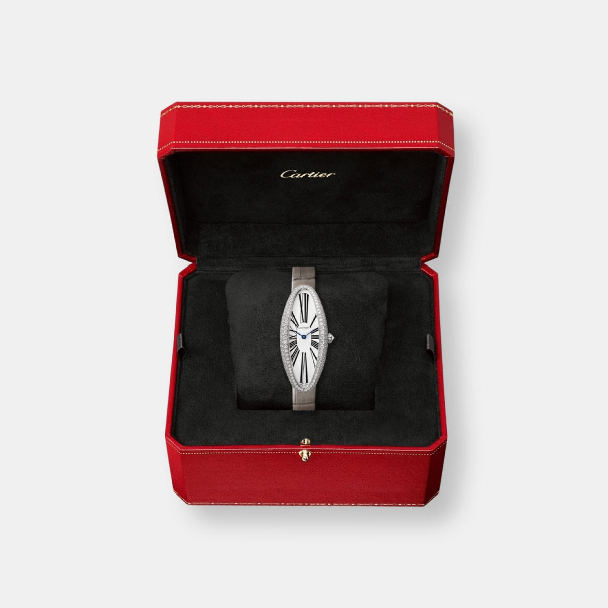 Montre baignoire allongée