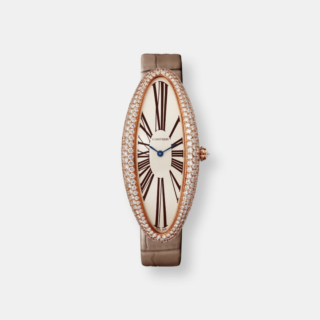 Montre baignoire allongée