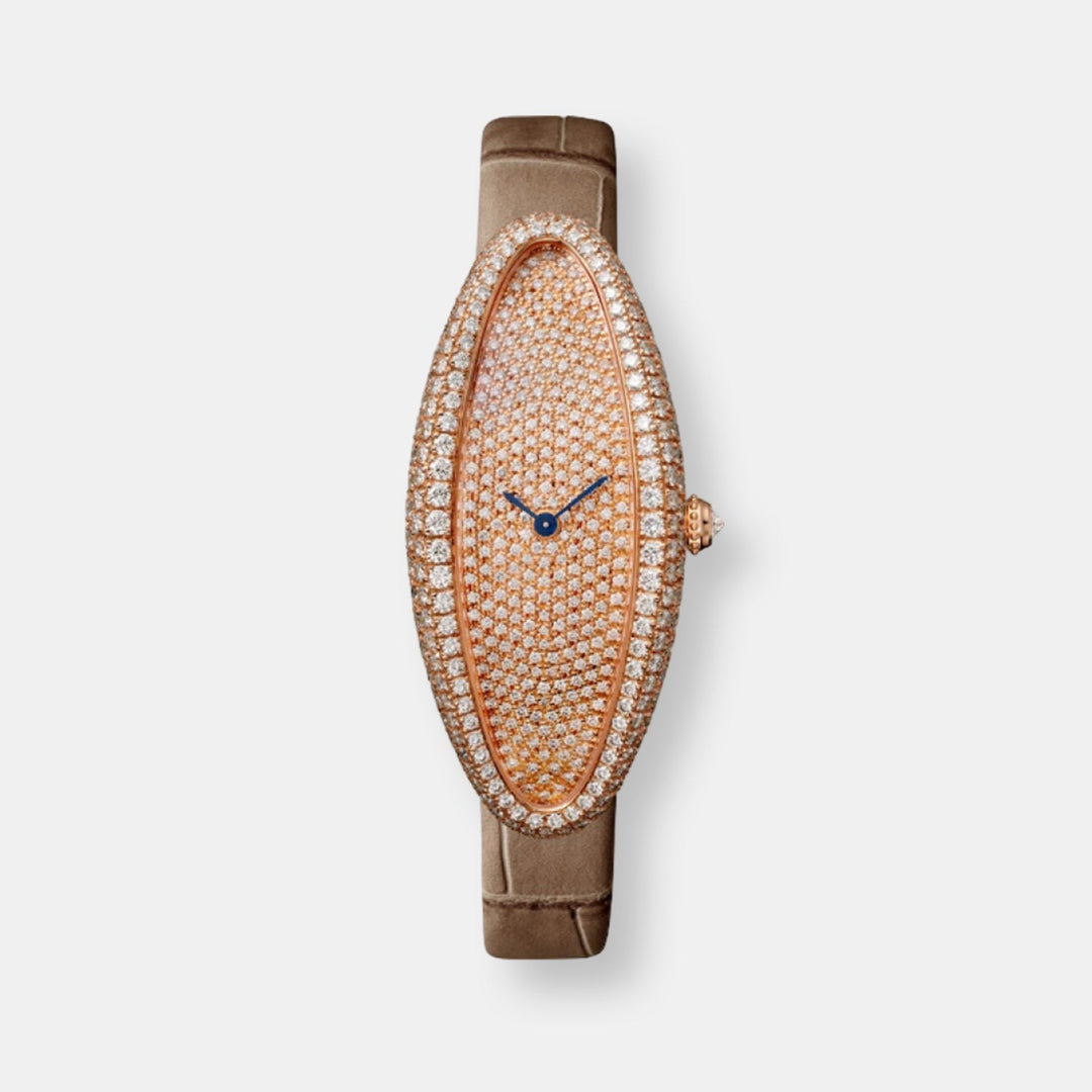 Montre baignoire allongée