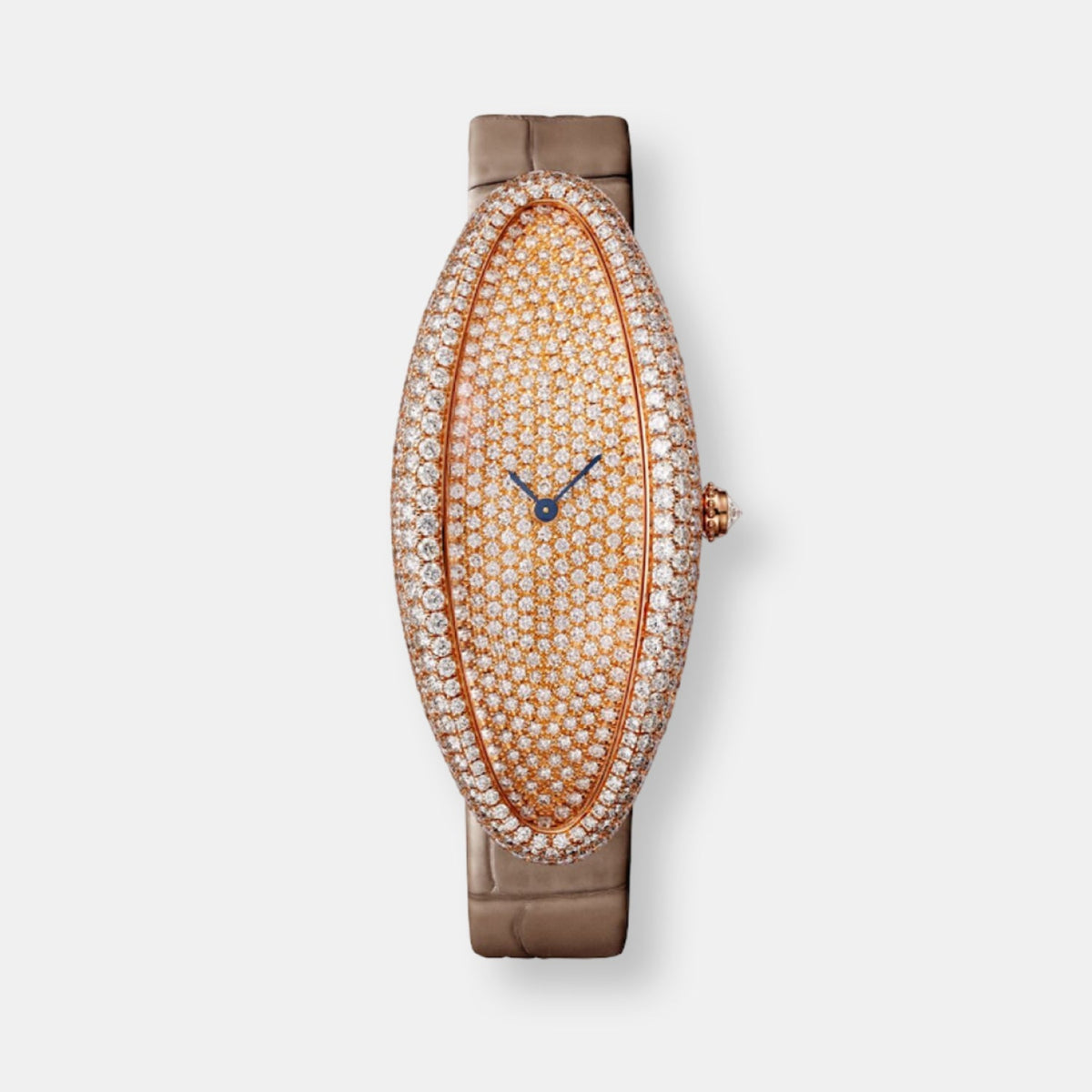 Montre baignoire allongée