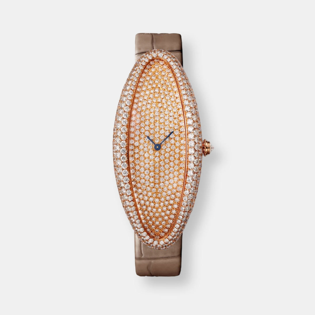 Montre baignoire allongée