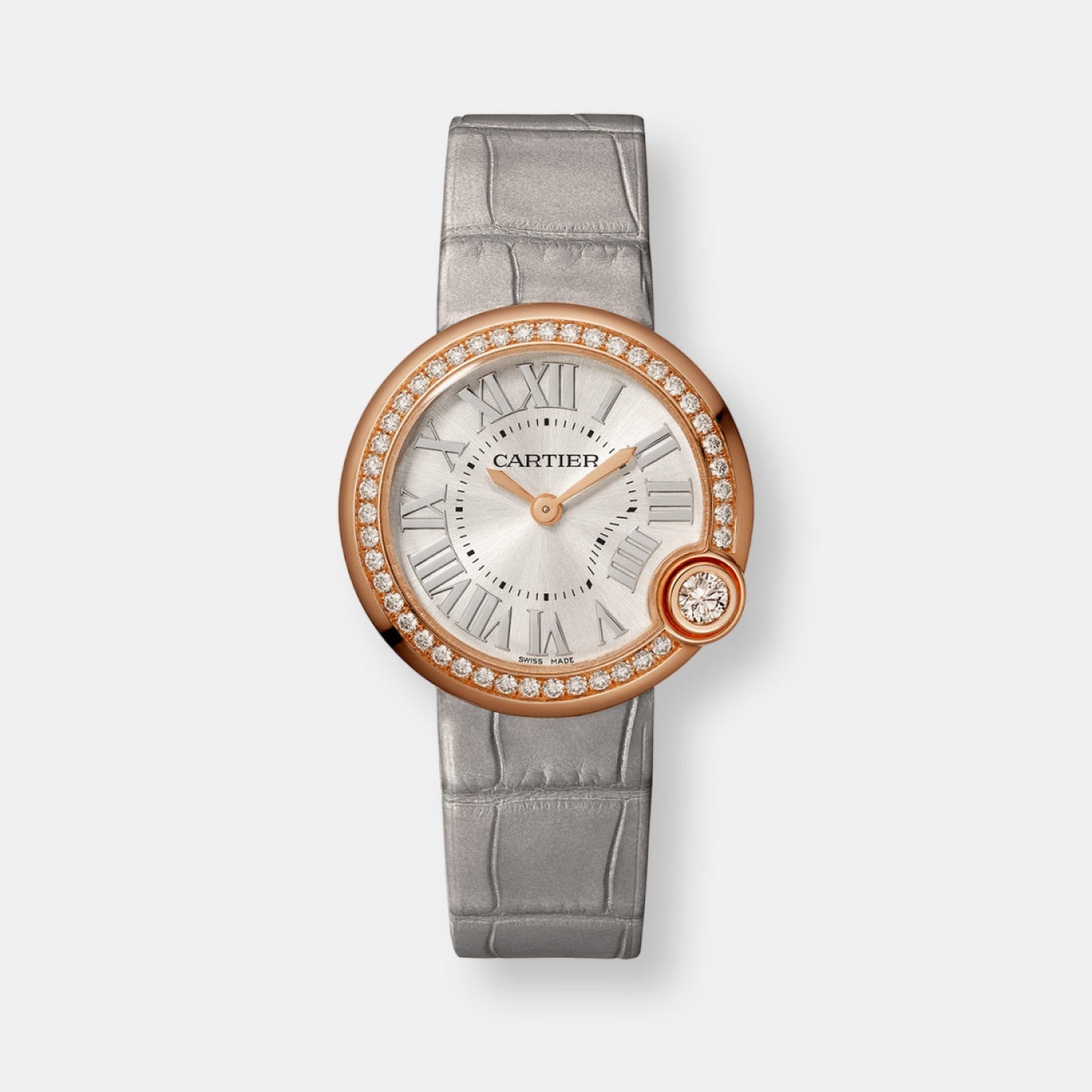 Montre ballon blanc de cartier