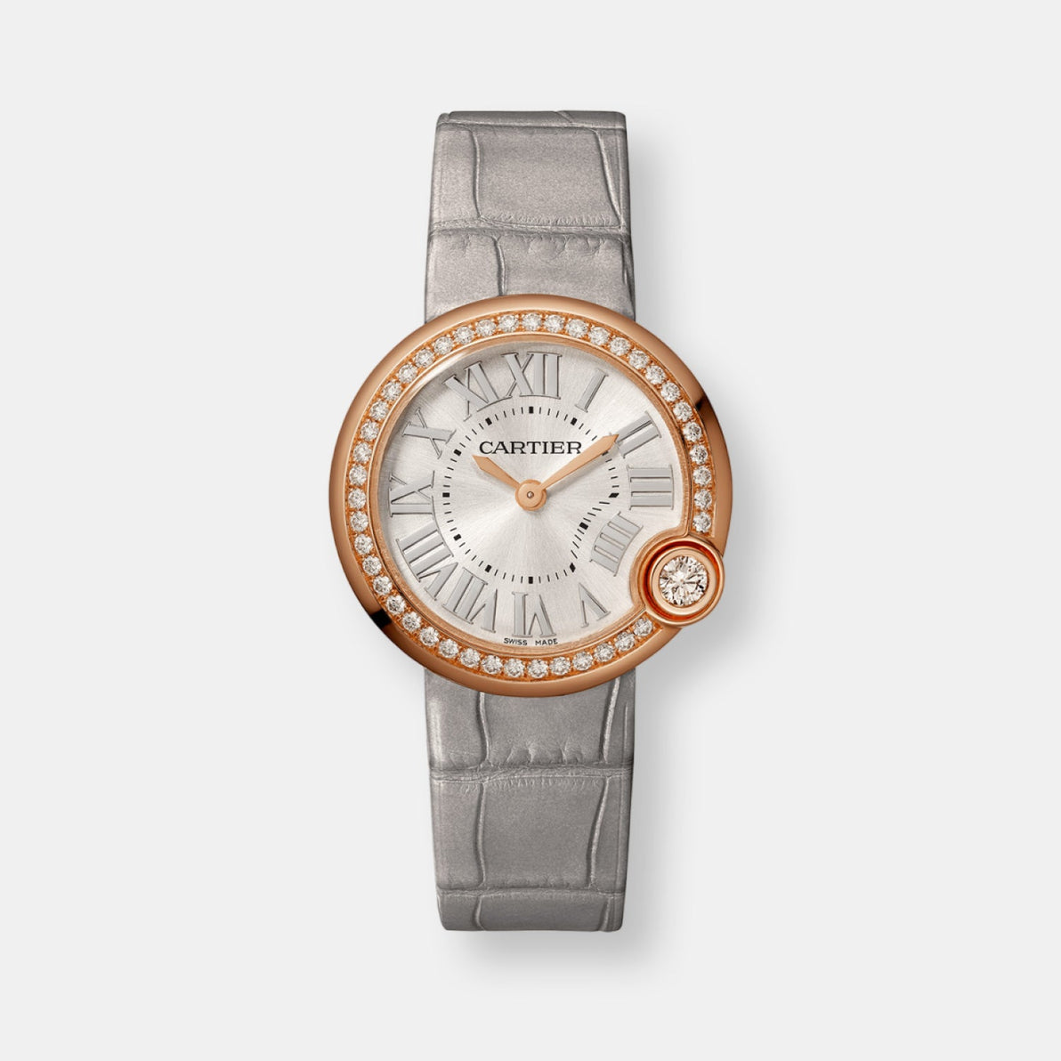 Montre ballon blanc de cartier