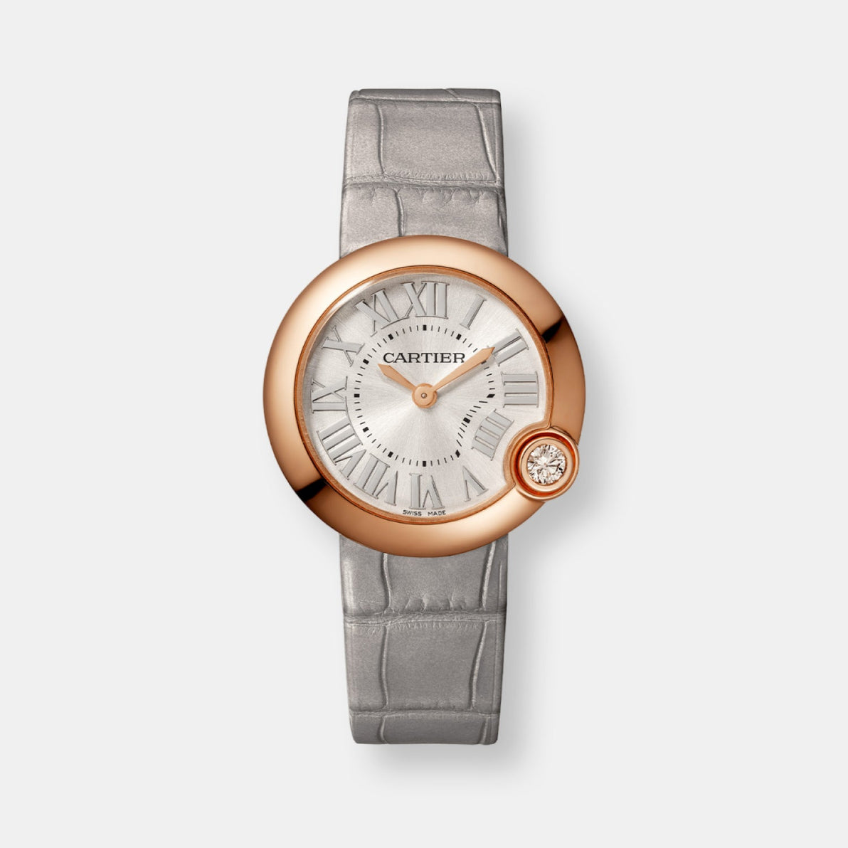 Montre ballon blanc de cartier
