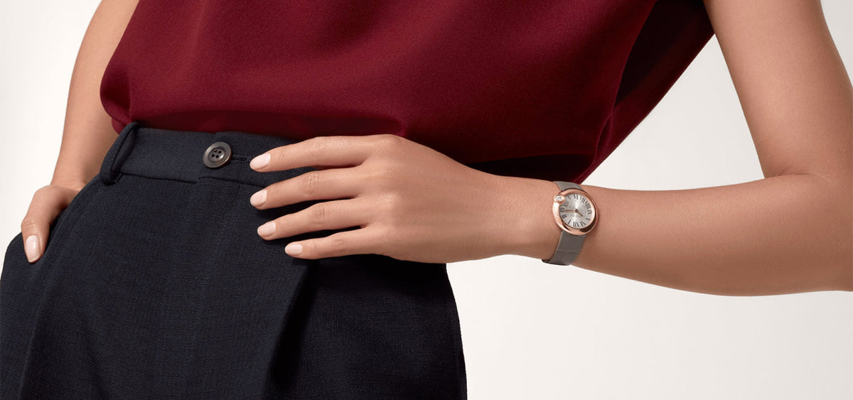 Montre ballon blanc de cartier
